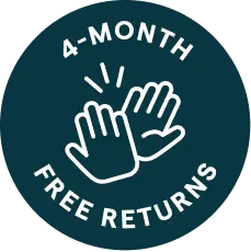 Satisfaction in 4 months or your money back